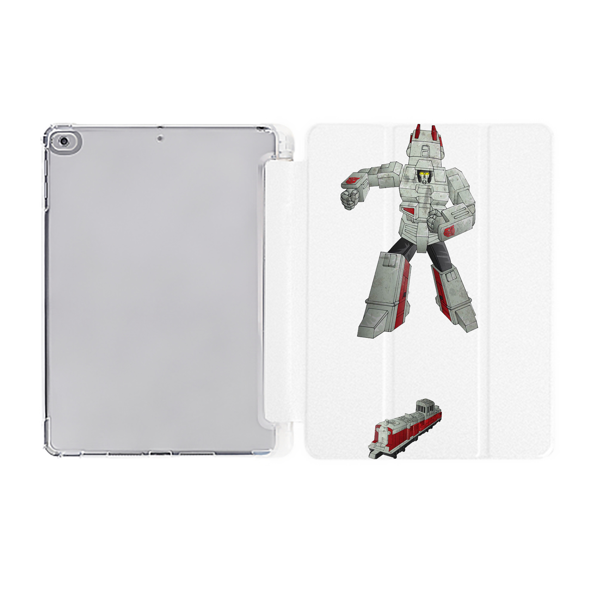 （画像用）  IPad ケース ペン収納付き 三つ折りスタンド PUレザー×シリコン 対応機種9.5/10.5/10.9インチ